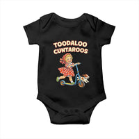 Toodaloo Cuntaroos Retro Scooter Girl Baby Onesie Funny Offensive Retro Goodbye Meme Dark Humor
