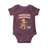 Toodaloo Cuntaroos Retro Scooter Girl Baby Onesie Funny Offensive Retro Goodbye Meme Dark Humor