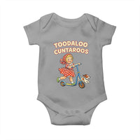 Toodaloo Cuntaroos Retro Scooter Girl Baby Onesie Funny Offensive Retro Goodbye Meme Dark Humor