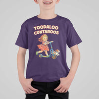 Toodaloo Cuntaroos Retro Scooter Girl T Shirt For Kid Funny Offensive Retro Goodbye Meme Dark Humor