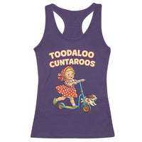 Toodaloo Cuntaroos Retro Scooter Girl Racerback Tank Top Funny Offensive Retro Goodbye Meme Dark Humor