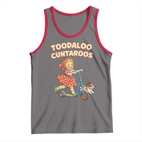 Toodaloo Cuntaroos Retro Scooter Girl Tank Top Funny Offensive Retro Goodbye Meme Dark Humor