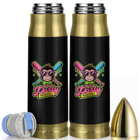 Lets Party Baseball Monkey Game Day Bullet Tumbler Neon Dripping Bats Funny Baseball Fan Party Ball