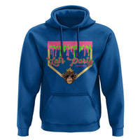 Lets Party Monkey Baseball Game Day Hoodie Neon Dripping Homeplate Funny Ball Party Fans