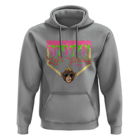 Lets Party Monkey Baseball Game Day Hoodie Neon Dripping Homeplate Funny Ball Party Fans