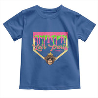 Lets Party Monkey Baseball Game Day Toddler T Shirt Neon Dripping Homeplate Funny Ball Party Fans