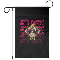 Lets Party Monkey Baseball Garden Flag Funny Ball Party Game Day Fans