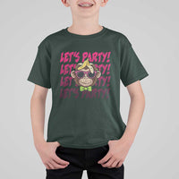 Lets Party Monkey Baseball T Shirt For Kid Funny Ball Party Game Day Fans