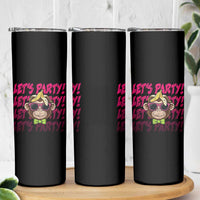 Lets Party Monkey Baseball Skinny Tumbler Funny Ball Party Game Day Fans