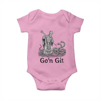 Go'n Git Funny Saint Patrick Banishing Snakes Baby Onesie Irish History Humor St Patricks Day