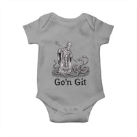 Go'n Git Funny Saint Patrick Banishing Snakes Baby Onesie Irish History Humor St Patricks Day