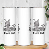 Go'n Git Funny Saint Patrick Banishing Snakes Skinny Tumbler Irish History Humor St Patricks Day