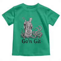 Go'n Git Funny Saint Patrick Banishing Snakes Toddler T Shirt Irish History Humor St Patricks Day