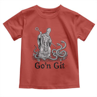 Go'n Git Funny Saint Patrick Banishing Snakes Toddler T Shirt Irish History Humor St Patricks Day