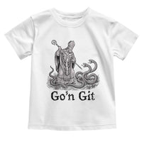 Go'n Git Funny Saint Patrick Banishing Snakes Toddler T Shirt Irish History Humor St Patricks Day