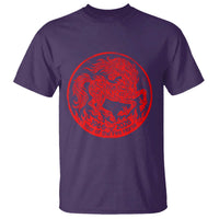 Year of the Fire Horse 1966 2026 Red Graphic T Shirt 60 Years Chinese Zodiac Horse Vintage Style