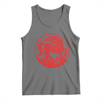 Year of the Fire Horse 1966 2026 Red Graphic Tank Top 60 Years Chinese Zodiac Horse Vintage Style