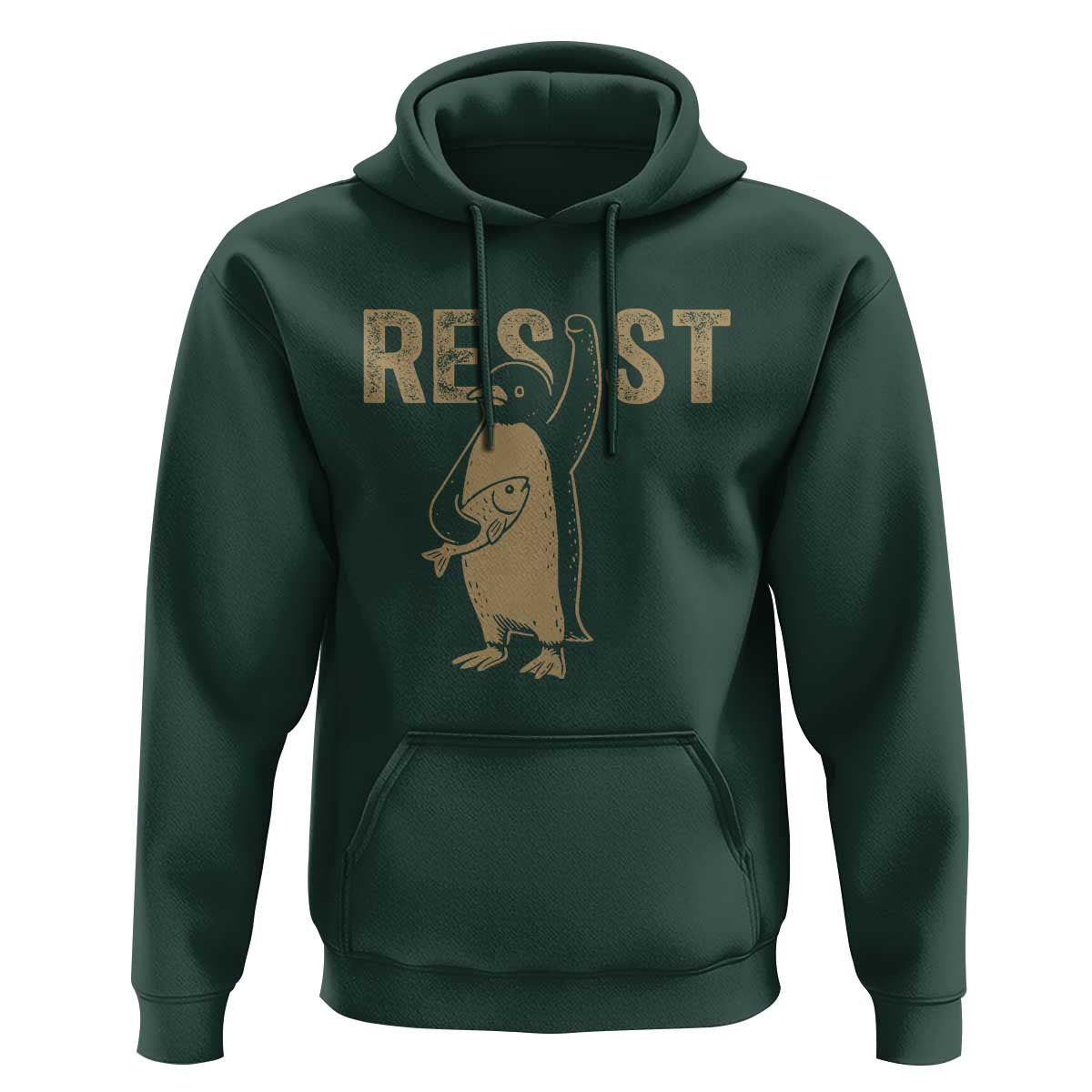 Funny Penguin Resist Hoodie Resist Penguin Activism Graphic