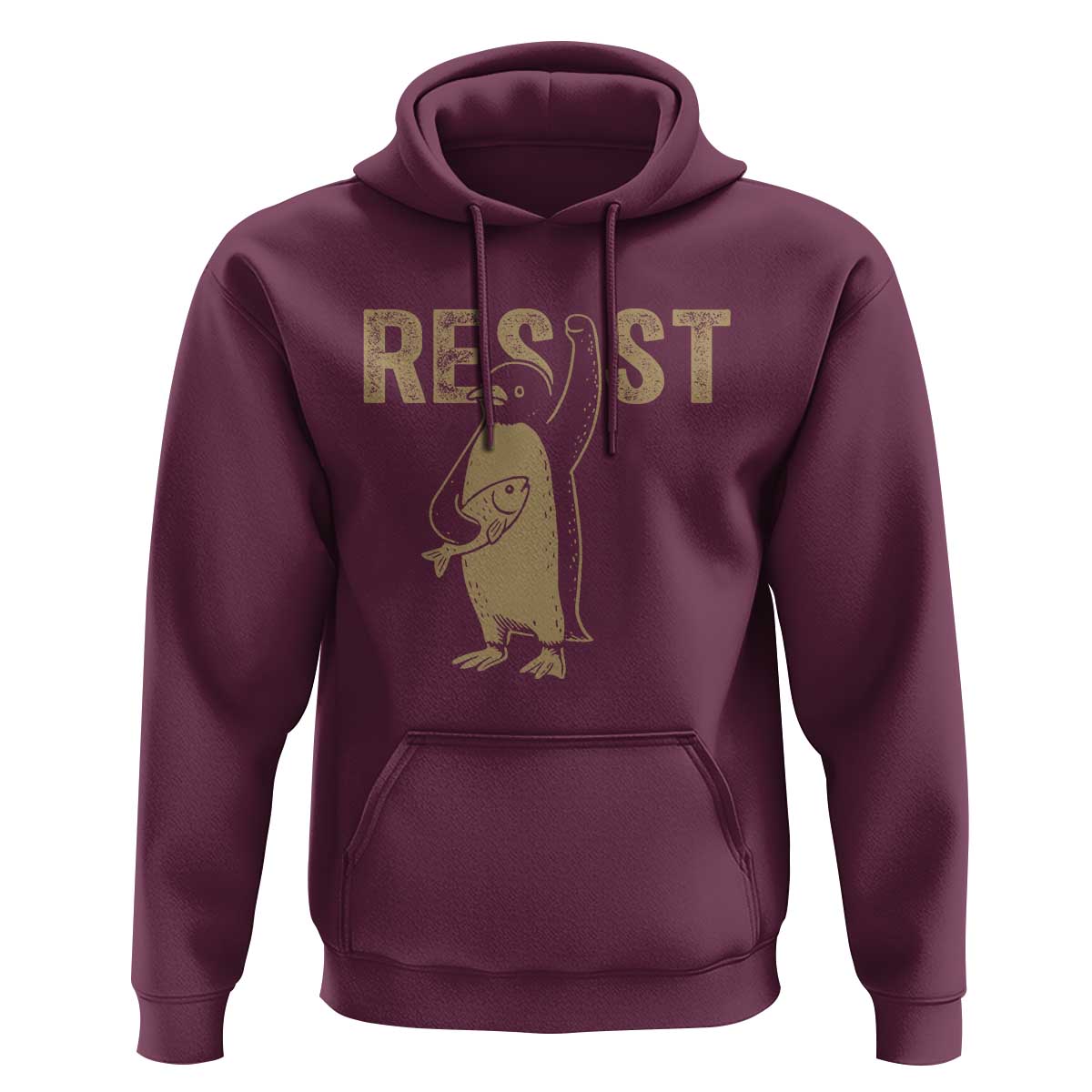 Funny Penguin Resist Hoodie Resist Penguin Activism Graphic