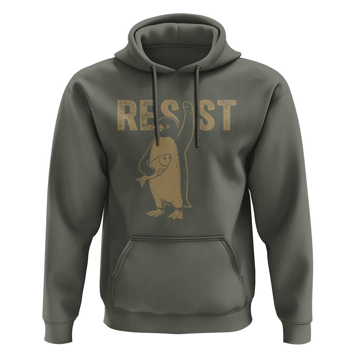 Funny Penguin Resist Hoodie Resist Penguin Activism Graphic