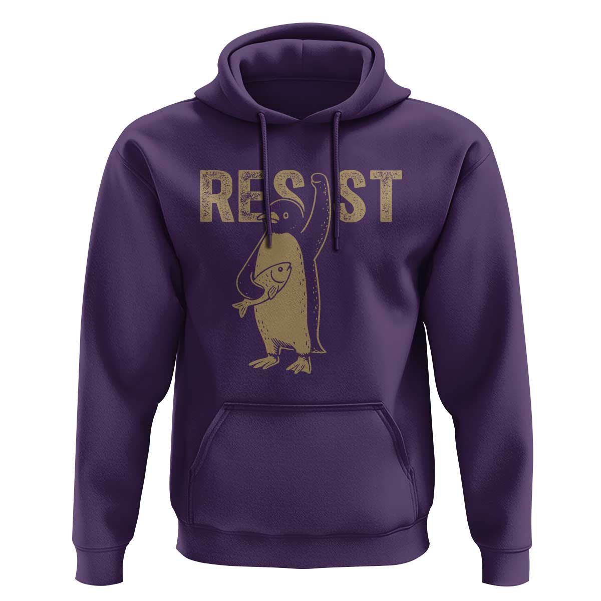Funny Penguin Resist Hoodie Resist Penguin Activism Graphic
