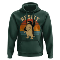 Funny Penguin Resist Hoodie Funny Penguin Resist Penguins Protest Against Tariffs