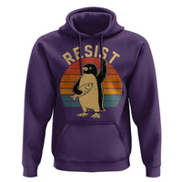 Funny Penguin Resist Hoodie Funny Penguin Resist Penguins Protest Against Tariffs