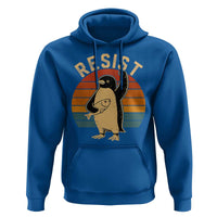 Funny Penguin Resist Hoodie Funny Penguin Resist Penguins Protest Against Tariffs