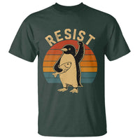Funny Penguin Resist T Shirt Funny Penguin Resist Penguins Protest Against Tariffs