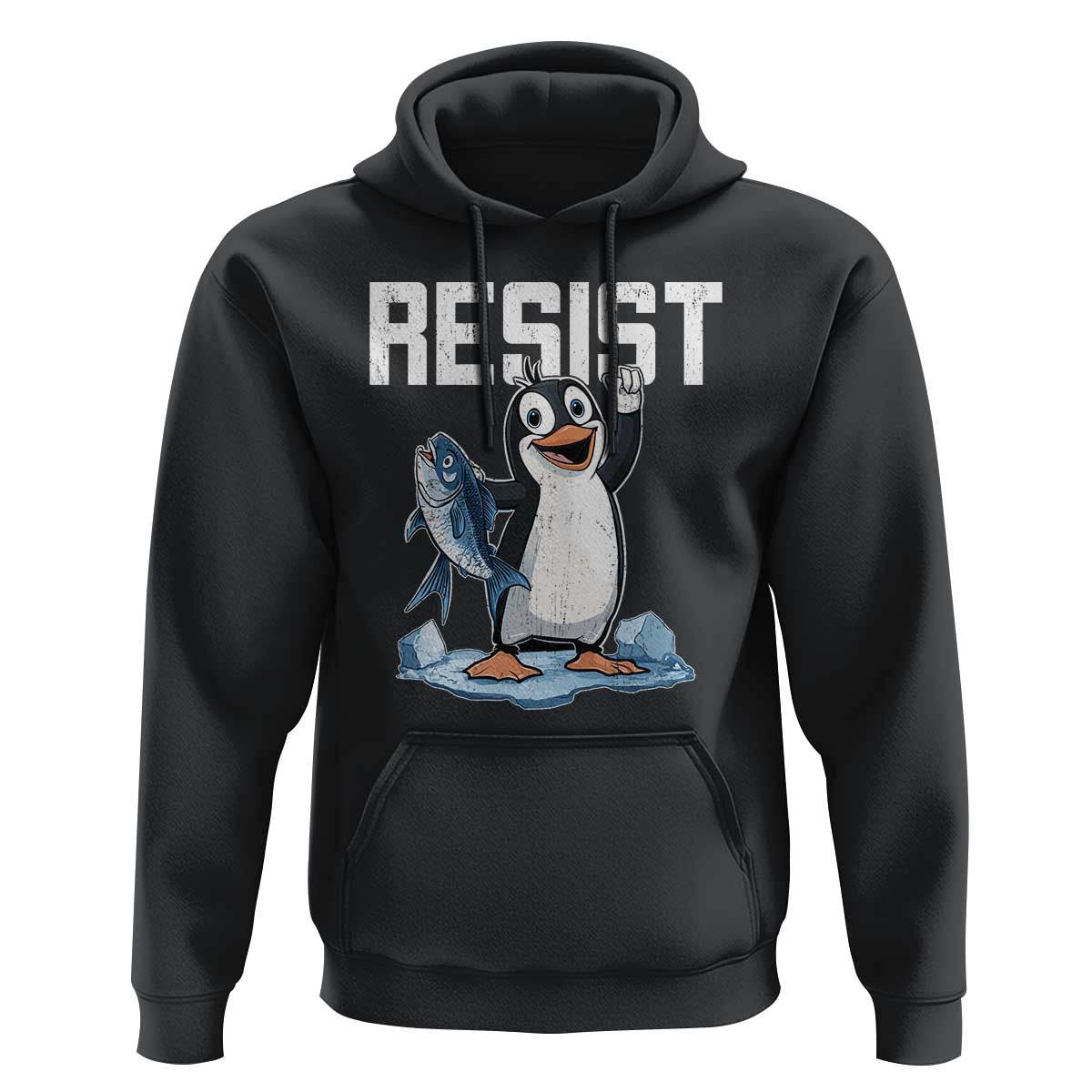Funny Penguin Resist Hoodie Resist Penguin Activism