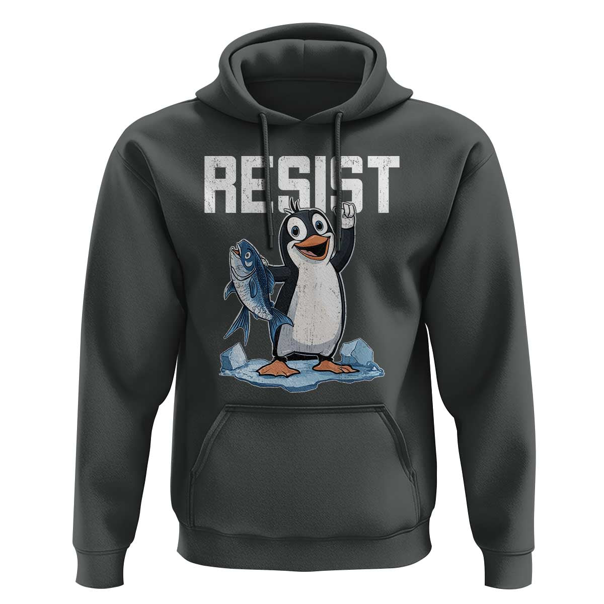 Funny Penguin Resist Hoodie Resist Penguin Activism