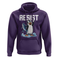 Funny Penguin Resist Hoodie Resist Penguin Activism
