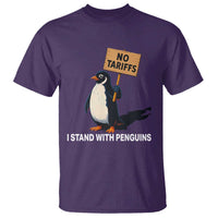 Funny Penguin Resist T Shirt No Tariffs I Stand With Penguins