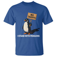 Funny Penguin Resist T Shirt No Tariffs I Stand With Penguins