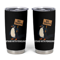 Funny Penguin Resist Tumbler Cup No Tariffs I Stand With Penguins