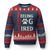 Feeling Dog Tired Ugly Christmas Sweater FDT Dogs Paw Sarcasm - Wonder Print Shop