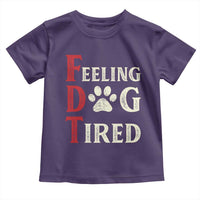 Feeling Dog Tired Toddler T Shirt FDT Dogs Paw Sarcasm