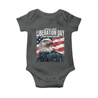 Liberation Day April 2 2025 Baby Onesie Fair Trade Patriotic American Eagle USA Flag