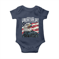 Liberation Day April 2 2025 Baby Onesie Fair Trade Patriotic American Eagle USA Flag