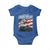 Liberation Day April 2 2025 Baby Onesie Fair Trade Patriotic American Eagle USA Flag
