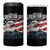 Liberation Day April 2 2025 4 in 1 Can Cooler Tumbler Fair Trade Patriotic American Eagle USA Flag
