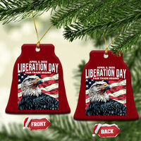 Liberation Day April 2 2025 Ceramic Ornament Fair Trade Patriotic American Eagle USA Flag - Wonder Print Shop