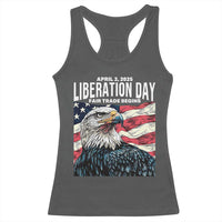 Liberation Day April 2 2025 Racerback Tank Top Fair Trade Patriotic American Eagle USA Flag