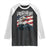 Liberation Day April 2 2025 Raglan Shirt Fair Trade Patriotic American Eagle USA Flag