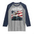 Liberation Day April 2 2025 Raglan Shirt Fair Trade Patriotic American Eagle USA Flag