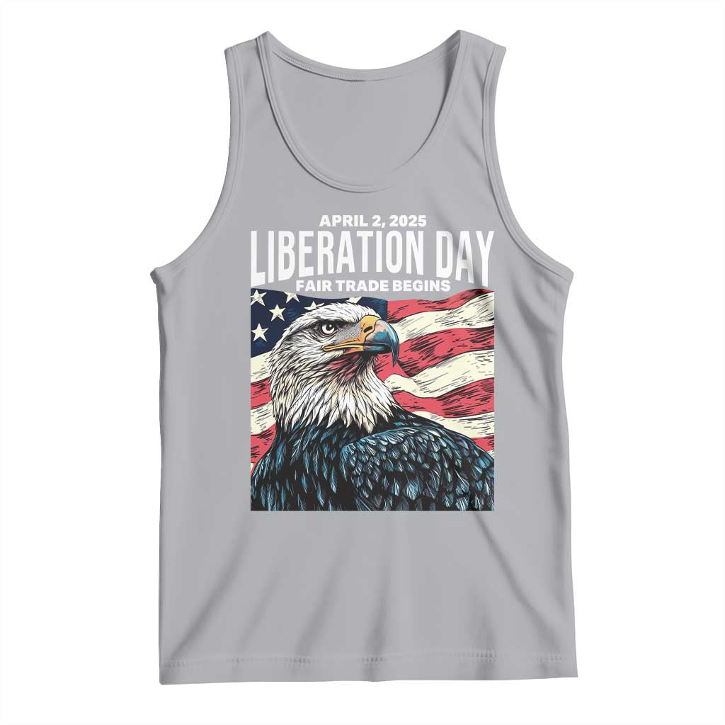 Liberation Day April 2 2025 Tank Top Fair Trade Patriotic American Eagle USA Flag