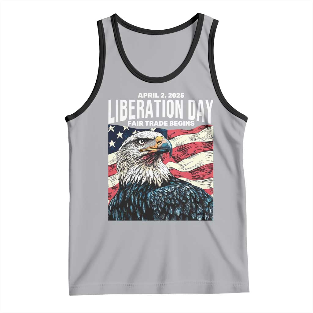 Liberation Day April 2 2025 Tank Top Fair Trade Patriotic American Eagle USA Flag