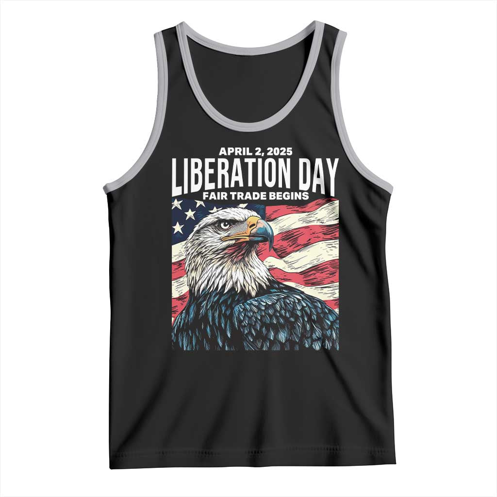 Liberation Day April 2 2025 Tank Top Fair Trade Patriotic American Eagle USA Flag