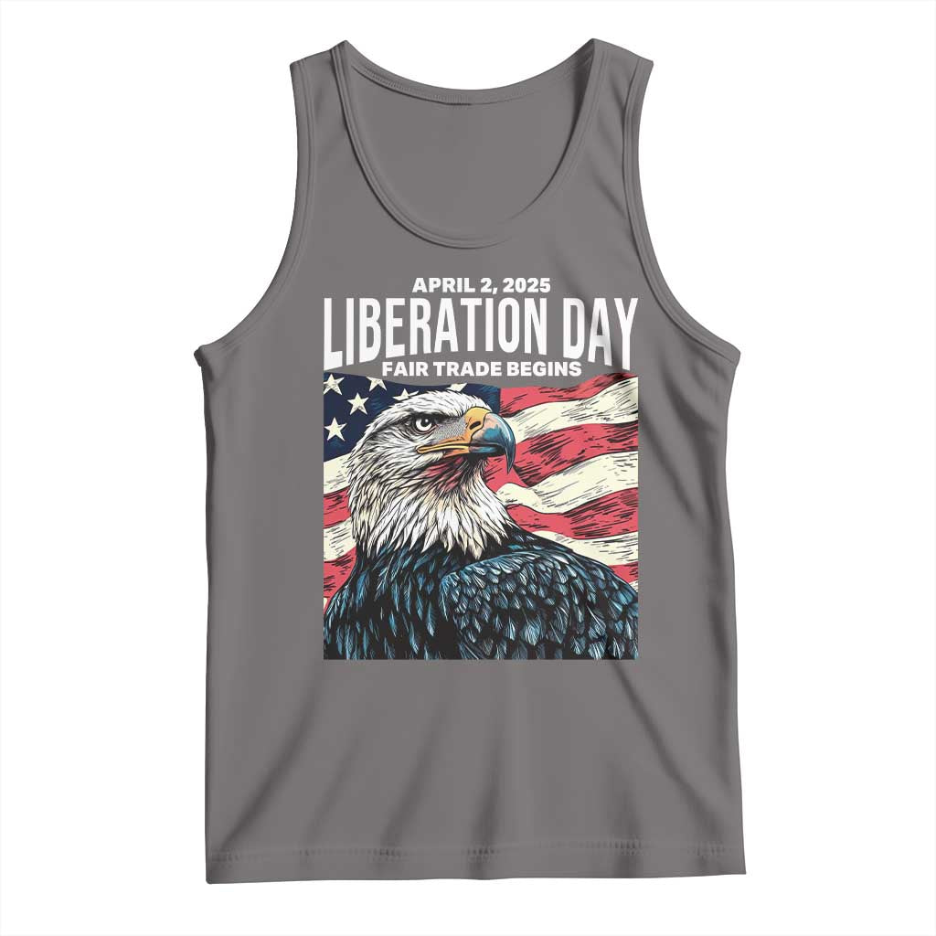 Liberation Day April 2 2025 Tank Top Fair Trade Patriotic American Eagle USA Flag