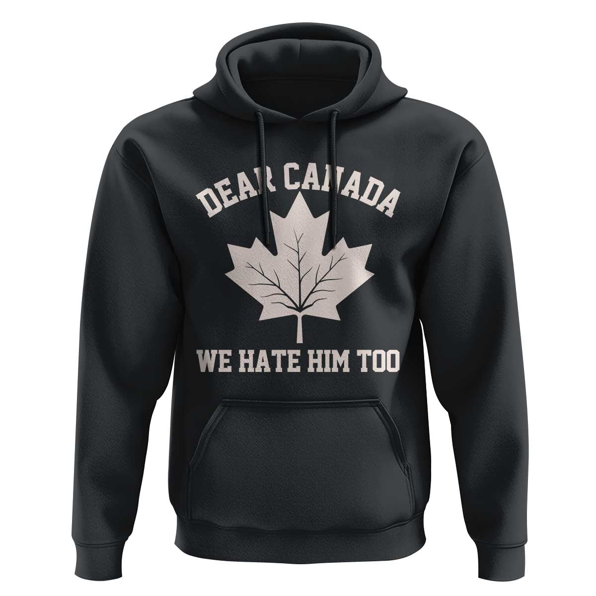 Dear Canada We Hate Him Too Hoodie Political 2025 Protest
